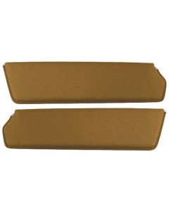 1957-60 Ford Pickup Sun Visors, New Style, Ginger Corinthian Grain Vinyl