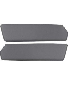 1957-60 Ford Pickup Sun Visors, New Style, Gray Corinthian Grain Vinyl