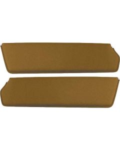 1957-60 Ford Pickup Sun Visors, New Style, Palomino Corinthian Grain Vinyl
