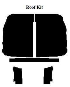 1957-60 Ford Pickup AcoustiSHIELD, Roof Insulation Kit
