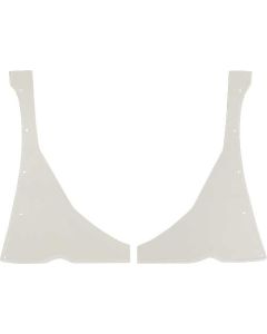 1957 Ford Thunderbird Quarter Panel Cardboards, White