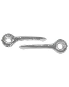 1955-1957 Ford Thunderbird Outside Door Handles, Die Cast, Chrome