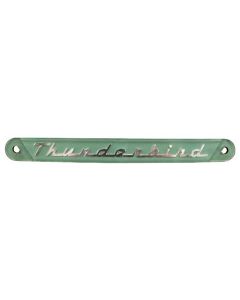 1957 Ford Thunderbird Trunk Handle Insert Nameplate, Plastic