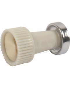 Cigarette Lighter Knob - White With Gold Insert - Ford Only