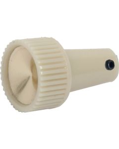 Windshield Wiper Switch Knob - White With Gold Insert - Ford Only