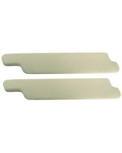 Sun Visors - Light Beige - Padded - Ford Except Convertible& Skyliner Retractable Hardtop