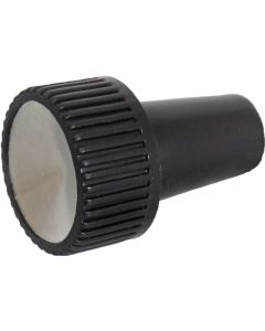 1958 Ford Thunderbird Cigar Lighter Knob, Black With Silver Insert