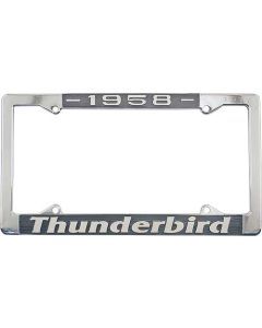License Plate Frame, 1958 Thunderbird