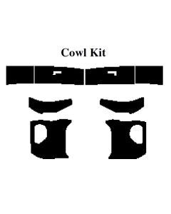 1958-1960 Ford Thunderbird Insulation Kit, Cowl Kit, For Coupe