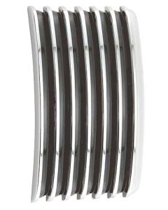 1958 Ford Thunderbird Door Ornament, Chrome With Black Paint, 5 Per Side