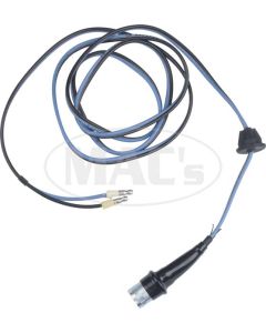 Parking Light Wire and Socket, Right, PVC Wire, 1958 through 1959 Ford F-100 and F-250 Pickup Truck
