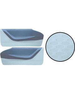 1959 Ford Thunderbird Door Trim Panels, Dark Blue #9 & Light Blue #10, Trim Code 5X