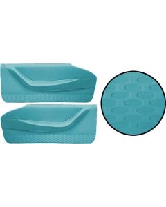 1959 Ford Thunderbird Door Trim Panels, Turquoise #11, Trim Code 3Y