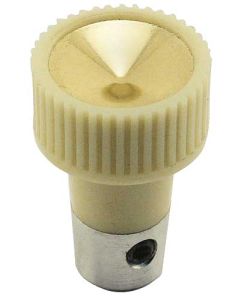 1959 Ford Thunderbird White Heater and Air Conditioner Control Knob with Gold Insert