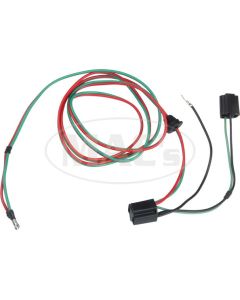 Ford Pickup Truck Headlight Socket Wire - Two Sockets With Grommet - 71 Long - Right