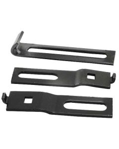 1955 Ford Thunderbird Rear License Plate Holder Set, 3 Pieces