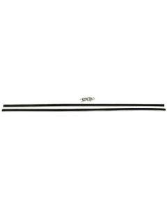 Belt Weatherstrip - Quarter Window - Right Or Left - 2 Pieces - Ford 2-Door Hardtop