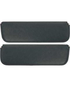 1953-55 Ford Pickup Sun Visors, New Style, Black Corinthian Grain Vinyl