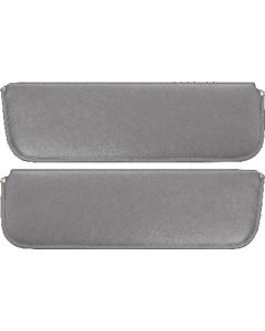 1953-55 Ford Pickup Sun Visors, New Style, Gray Corinthian Grain Vinyl