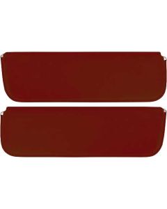 1953-55 Ford Pickup Sun Visors, New Style, Maroon Corinthian Grain Vinyl