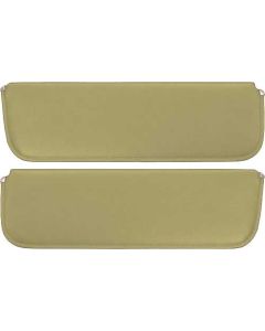 1953-55 Ford Pickup Sun Visors, New Style, Sand Corinthian Grain Vinyl