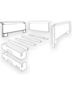 Ford Pickup Truck Bed Side - Left - Short 6-1/2' Stepside Bed