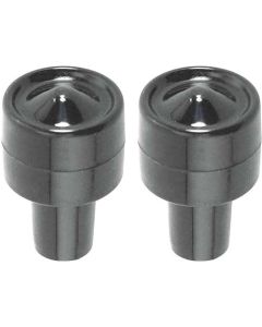 Ford Pickup Truck Air Heater Knob Set - Fresh Air Heater - Black - 4 Knob Set