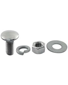 1948-1986 Ford Pickup Front or Rear Bumper Bolt Set - Polished Stainless Steel