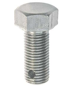 Model A Ford Hex Head Bolt - 3/8-24 X 7/8 - Drilled Shank