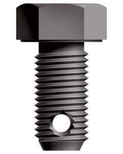 Hex Head Bolt With Drilled Shank - 3/8 - 24 X 3/4