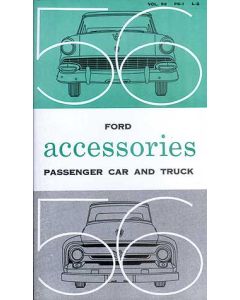 1956 Ford Accessories, Passenger Car and Truck - 47 Pages