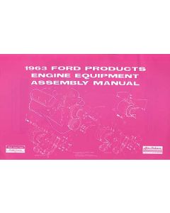 1963 Ford Products Engine Equipment Assembly Manual - 38 Pages