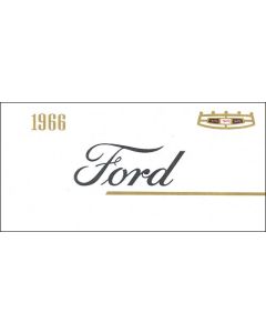 Ford Owner's Manual - 72 Pages