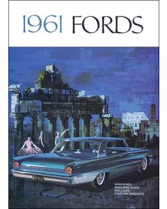 Sales Brochure - Covers Fairlanes, Galaxies and Station Wagons - Ford