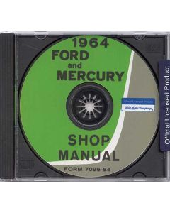 Ford and Mercury Car Shop Manual CD - For Windows OperatingSystems Only