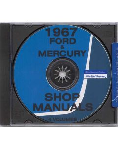 Ford and Mercury Car Shop Manual CD - For Windows OperatingSystems Only