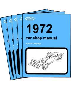 Shop Manual/ 5 Volume Set/ 1972