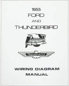 1955 Thunderbird Wiring Diagram Manual, 8 Pages