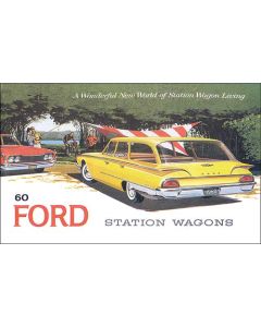 Sales Brochure - Foldout Type - Ford Station Wagon