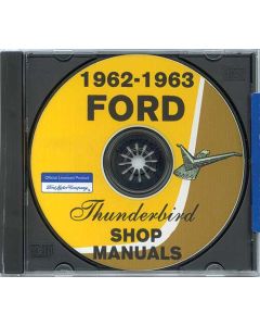 1962-1963 Thunderbird Shop Manual On CD