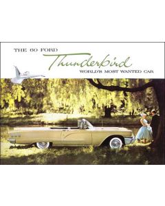 1960 Ford Thunderbird Dealer Sales Foldout Brochure