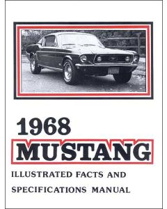 1968 Mustang Illustrated Facts and Specifications Manual, 30 Pages