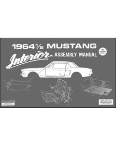 1964 Mustang Interior Trim Assembly Manual, 26 Pages