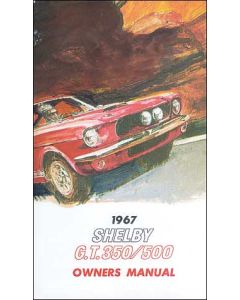 1967 Mustang Shelby Owner's Manual, 64 Pages