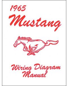 1965 Mustang Wiring Diagram, 8 Pages with 9 Illustrations