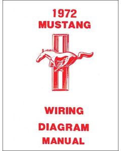 1972 Mustang Wiring Diagram, 8 Pages with 7 Illustrations