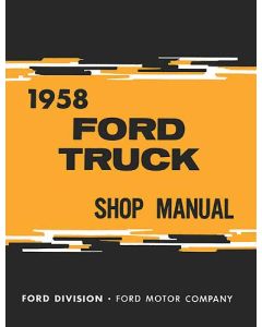 Shop Manual/ 656 Pgs/ 1958 Truck