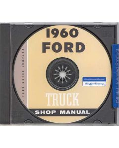 1960 Ford Pickup Shop Manual On USB