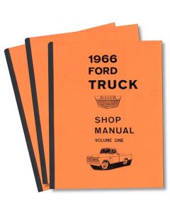 Shop Manual,1966 Truck,Volumes 1-4,1454 pages