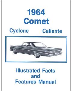 1964 Comet Cyclone Caliente Illustrated Facts And Features -24 Pages